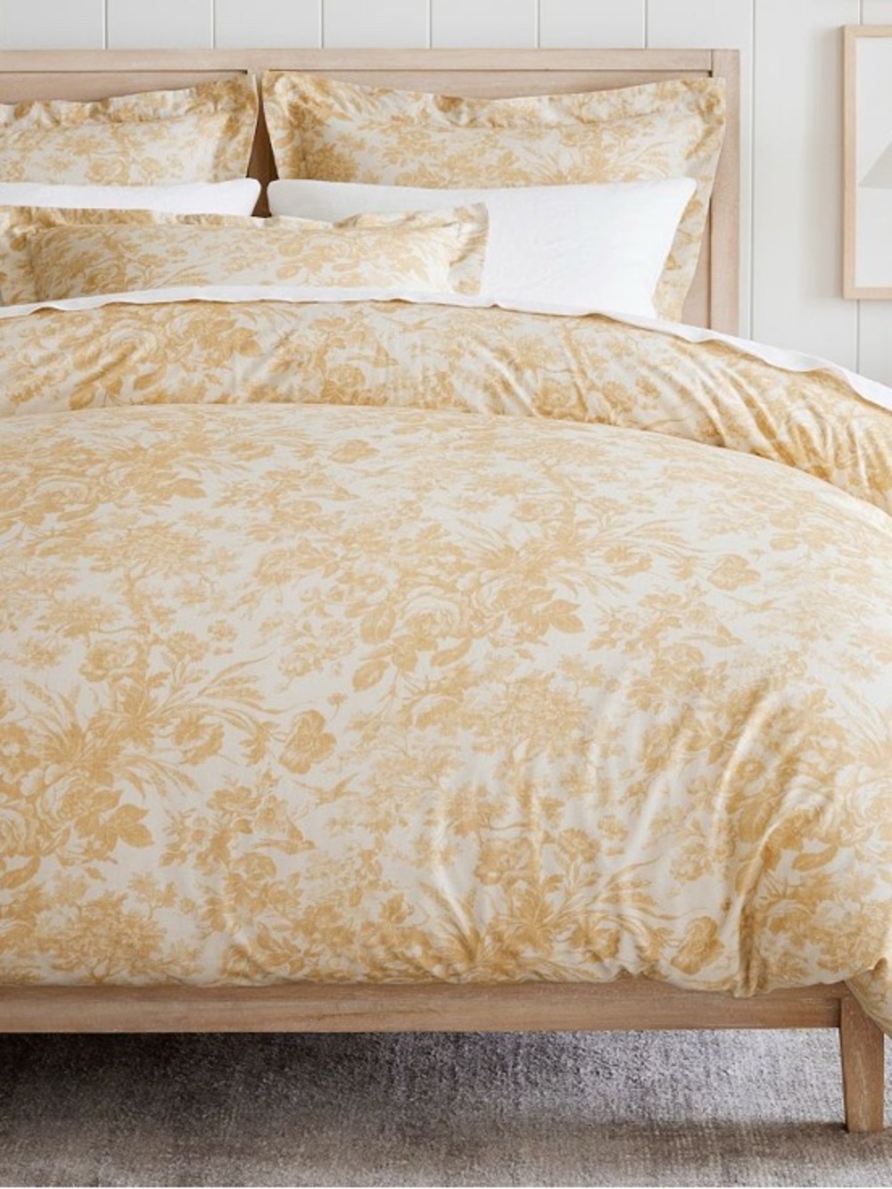 Pottery Barn Sorrel Toile Duvet and 2 Shams - NWOT
